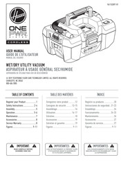 Hoover ONE PWR 961152097-R1 Manual Del Usuario