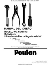 Poulan HDF550M Manual Del Dueño