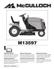 McCulloch M13597 Manual De Las Instrucciones