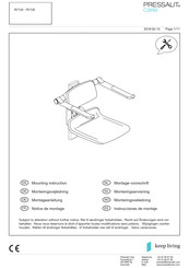 Pressalit Care R7135 Instrucciones De Montaje