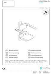 Pressalit Care R7034 Instrucciones De Montaje