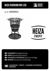 Mayer Barbecue MFK-220 Instrucciones De Montaje