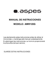 Aspes AMW120G Manual De Instrucciones