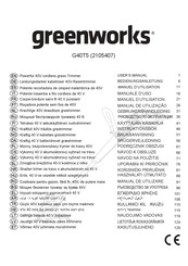 GreenWorks G40T5 Manual De Uso