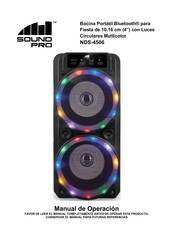 Naxa Sound Pro NDS-4506 Manual De Operación