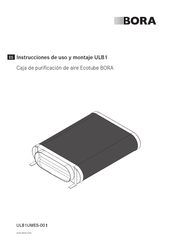 bora ULB1 Instrucciones De Uso Y Montaje