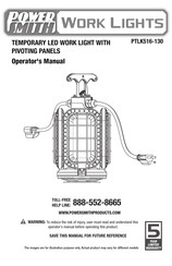 POWER SMITH PTLK516-130 Manual Del Operador