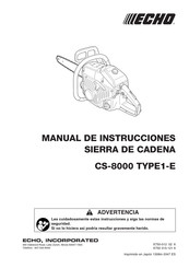 Echo CS-8000 Manual De Instrucciones