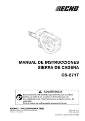 Echo CS-271T Manual De Instrucciones
