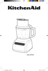 KitchenAid 5KFP0925 Manual De Instrucciones