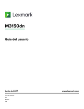 Lexmark M3150dn Guia Del Usuario