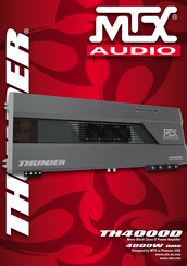 MTX Audio TH4000D Manual De Usuario