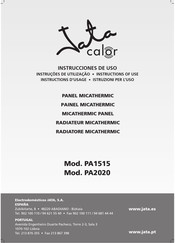 Jata calor PA1515 Instrucciones De Uso