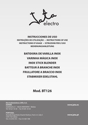 Jata electro BT126 Instrucciones De Uso