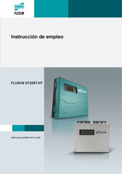 Flexim FLUXUS G722ST-HT Manual Del Usuario