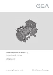 GEA HGX34P/215-4 CO2 Instrucciones De Montaje