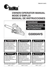 RedMax G5000AVS Manual De Instrucciones