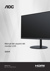 AOC Q32V4 Manual Del Usuario