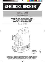 Black and Decker PW1550 Manual De Instrucciones