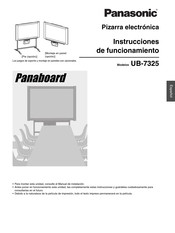 Panasonic Panaboard UB-7325 Nstrucciones De Funcionamiento