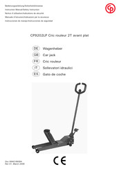 Chicago Pneumatic CP9202LP Instrucciones De Manejo/Instrucciones De Seguridad