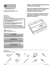 Delta LORELAI 95A932 Manual De Instalación