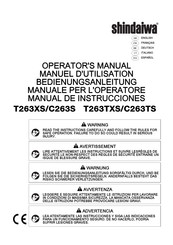 Yamabiko Shindaiwa C263TS Manual De Instrucciones