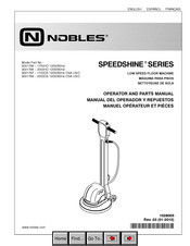 Nobles SPEEDSHINE Serie Manual Del Operador Y Repuestos