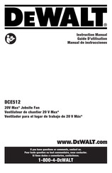 DeWalt DCE512 Manual De Instrucciones