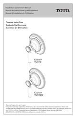 Toto Keane TS211DW Manual De Instrucciones Y Del Propietario