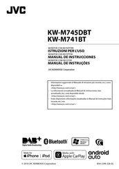 JVC KW-M745DBT Manual De Instrucciones