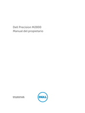 Dell Precision M2800 Manual Del Propietário