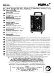 DEDRA DED9920 Manual De Instrucciones