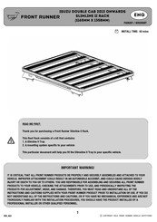 Front Runner FAIK001 Manual De Instrucciones