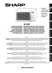 Sharp R-239 Manual De Instrucciones