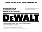 DeWalt DW954 Manual De Instrucciones