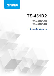 QNAP TS-451D2 Serie Guía De Usuario