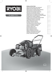 Ryobi RLM46175YL Traducción De Las Instrucciones Originales