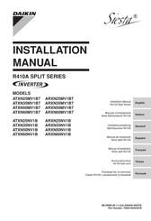 Daikin ATXN50MV1B7 Manual De Instalación