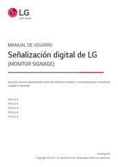 LG 43UL3J-E Manual De Usuario