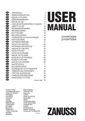 Zanussi ZHV64750BA Manual De Uso