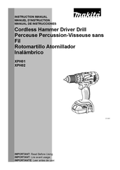 Makita XPH01 Manual De Instrucciones