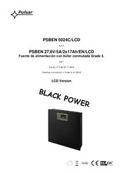 Pulsar BLACK POWER PSBEN 5024C/LCD Manual De Instrucciones