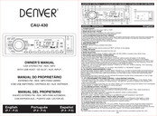 Denver CAU-430 Manual Del Propietário