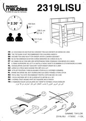 Parisot Meubles 2319LISU Instrucciones De Montaje