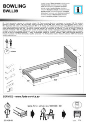 Forte BOWLING BWLL09 Instrucciones De Montaje