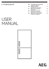 AEG RCB63326OW Manual De Instrucciones