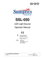 Sunoptic Surgical SSL-050 Manual Del Operador