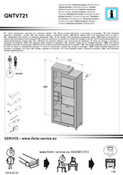 Forte GNTV721 Instrucciones De Montaje