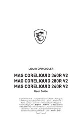 MSI MAG CORELIQUID 360R V2 Guia Del Usuario